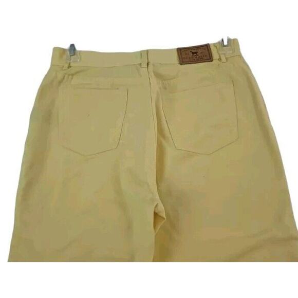 Lauren Ralph Lauren Jeans Co. ~Woman Size 6~ Yellow 5 Pocket Capri Denim Jeans. - Picture 8 of 9